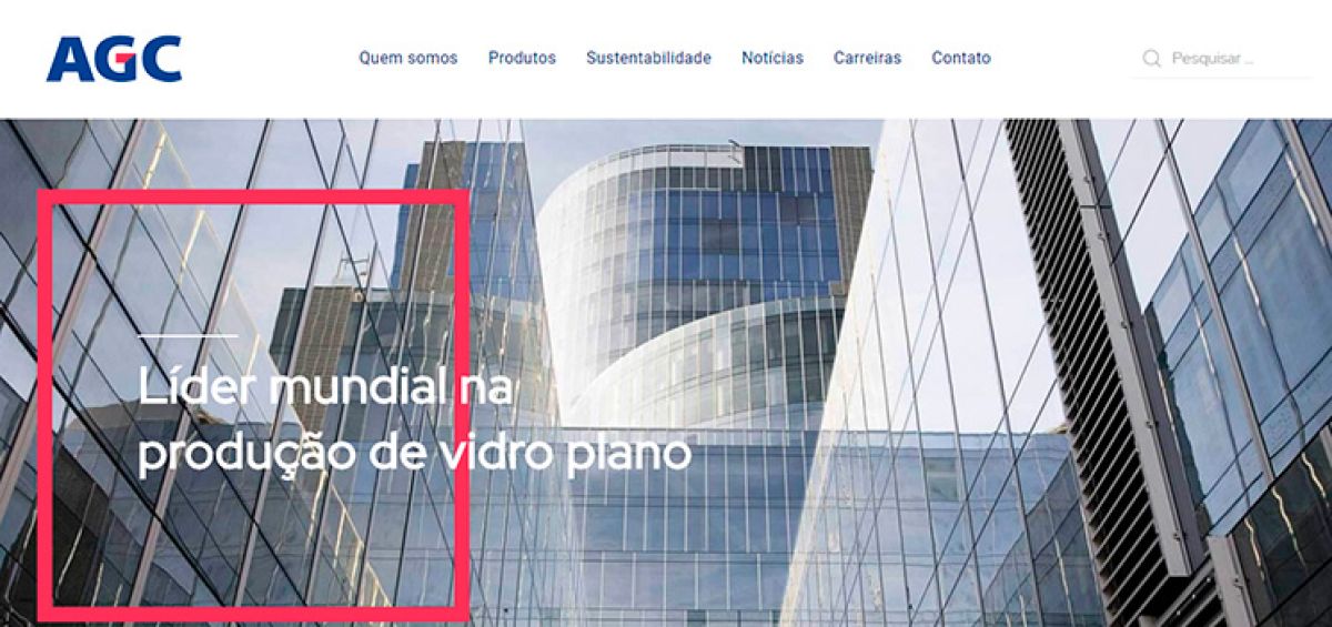 agc líder mundial na produção de vidros